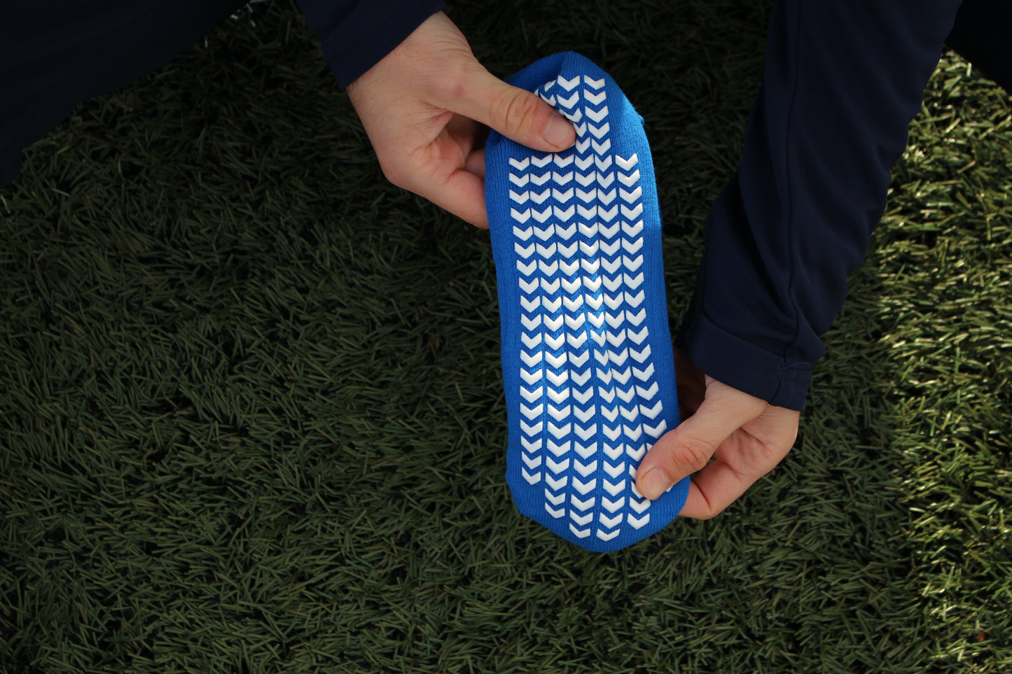 Elevate Lightning Grip Socks - Blue.